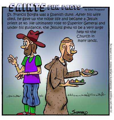 Saints Fun Facts for St. Francis Borgia