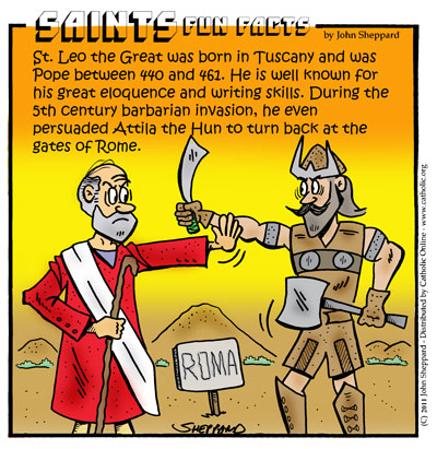 St. Leo the Great Saints Fun Facts for St. Leo the Great