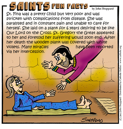 Saints Fun Facts for St. Fina