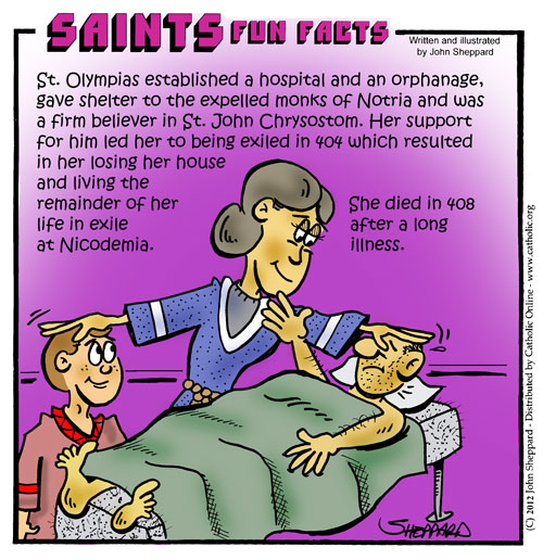 St. Olympias Saints Fun Facts for St. Olympias