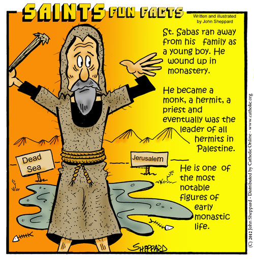 St. Sabas Saints Fun Facts for St. Sabas