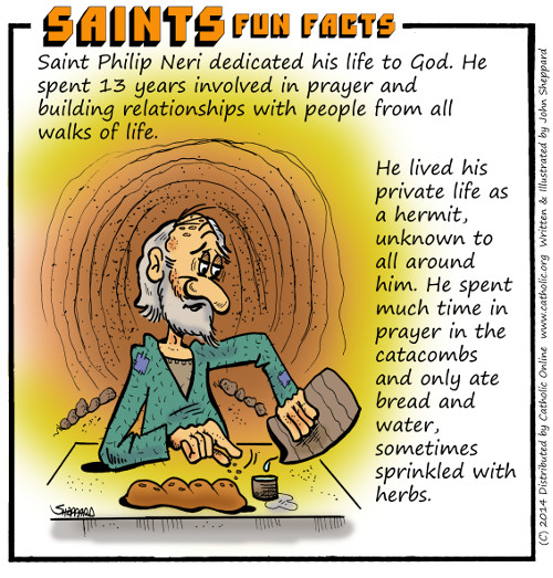 Saints Fun Facts for St. Philip Neri