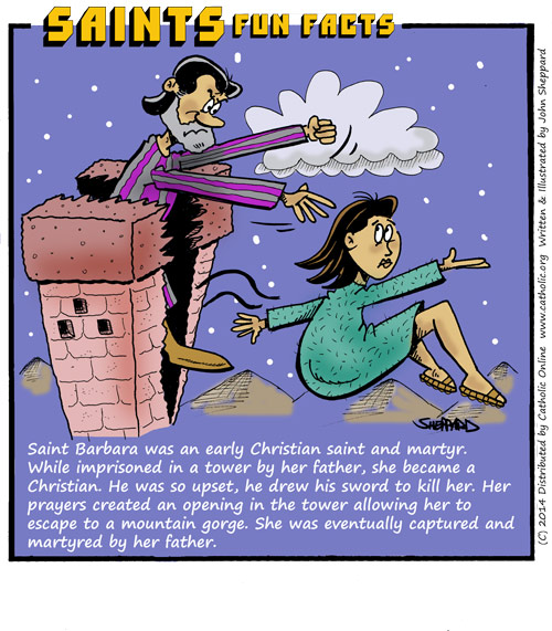 Saints Fun Facts for St. Barbara