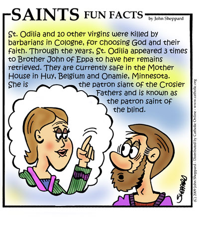 St. Odilia Saints Fun Facts for St. Odilia